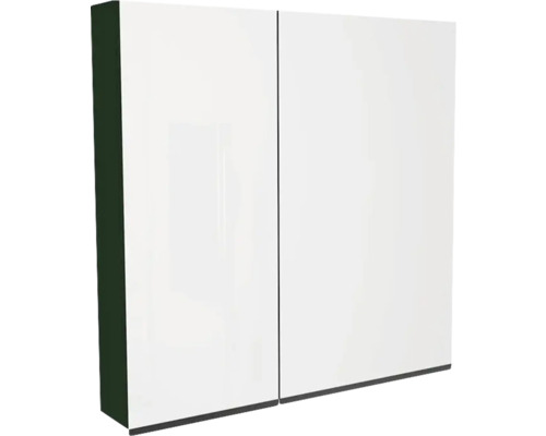 Spiegelschrank Devo Viva 2.0 2-türig 85x15x85 cm rechts conifer green