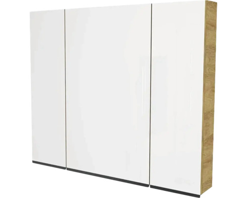 Spiegelschrank Devo Viva 2.0 3-türig 100x15x85 cm natural hickory