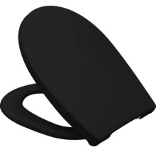 Schwarzer WC-Sitz aus Duroplast