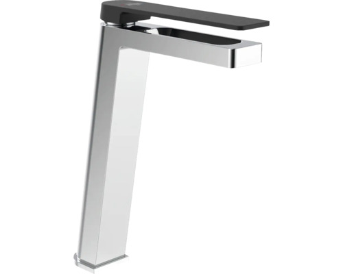 Hoher Waschtischmischer mit rechteckigem Auslauf