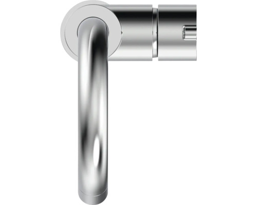 Detailansicht eines verchromten Eckventils