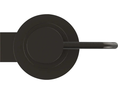 Türbeschlag-Garnitur mit rundem Rosetten-Design