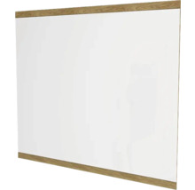 Weiße Schreibtafel mit Holzrahmen