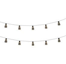Lichterkette mit Leuchtmitteln in Birnenform
