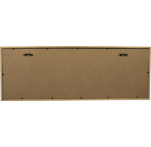 Rückseite eines Holzbilderrahmens mit Aufhängern