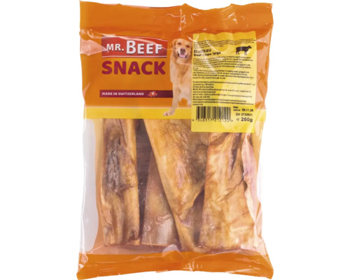 Mr. Beef Snack Bullkau Rind Kauartikel für Hunde in der Packung