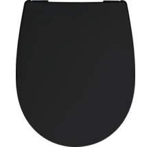 Schwarzer Toilettendeckel