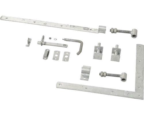 Torband-Set mit Riegel und Zubehör für Holztore