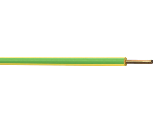 Aderleitung H07V-U 1x6,0 mm² 10 m gelb/grün