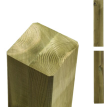 Holzpfosten aus imprägniertem Holz