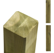 Holzpfosten aus imprägniertem Holz