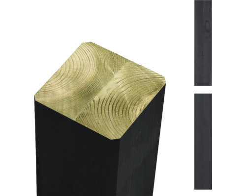 Holzpfosten mit abgeschrägter Spitze