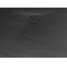 Extraflache Rechteck-Duschwanne Schulte Plan ExpressPlus EP216810 57 100x80x4 cm anthrazit