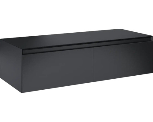 Waschbeckenunterschrank Jungborn DECEM 120x31,9x45,8 cm schwarz matt