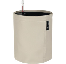 Beiger Pflanztopf mit Wasserstandsanzeiger