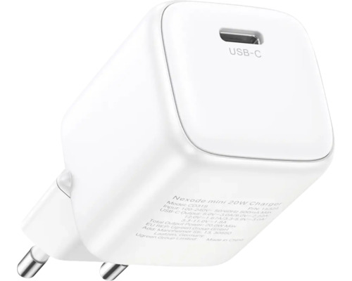 Weißes USB-C Ladegerät für die Steckdose