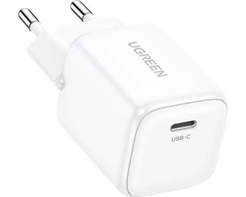 Weißer UGREEN USB-C Netzadapter