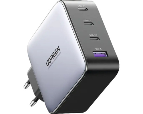 Ladeadapter USB-Ladegerät UGREEN 100W schwarz/grau IP 20