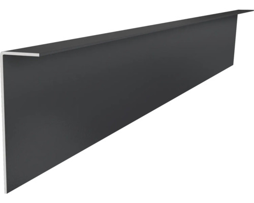 Einfache Seitenverblendung 90 × 3000 mm RAL 7016 Wandabschlussleiste aus Metall