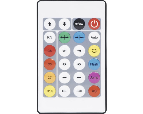 Fernbedienung für Leuchten zur Steuerung von Helligkeit und Farbe