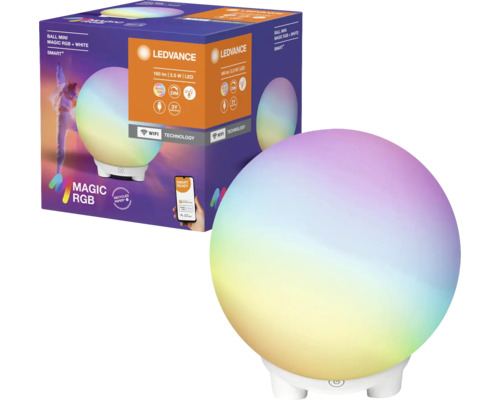 LED Tischleuchte Ledvance SMART Wifi Ball 2,5 W RGB 1-flammig IP 20 weiß (4058075831711)