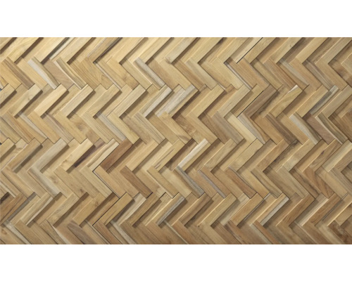 Holz Verblendstein Rebel of Styles UltraWood Teak Herringbone 18x37,5 cm braun Holz Verblendstein Rebel of Styles UltraWood Teak Herringbone 18x37,5 cm braun