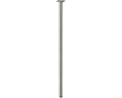 Tarrox Tischbein rund Ø 30 x 700 mm, Edelstahl Dekor Möbelfuß aus Metall