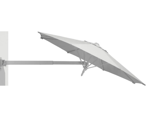 Wandmontierter Sonnenschirm mit ausziehbarem Arm