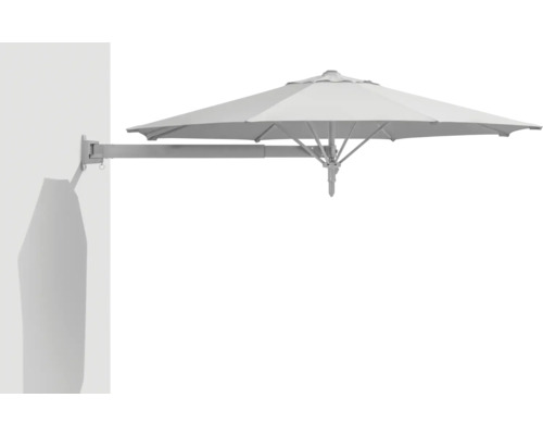 Sonnenschirm Balkonschirm Schneider Schirme Ø 250 cm Polyester (PES) grau