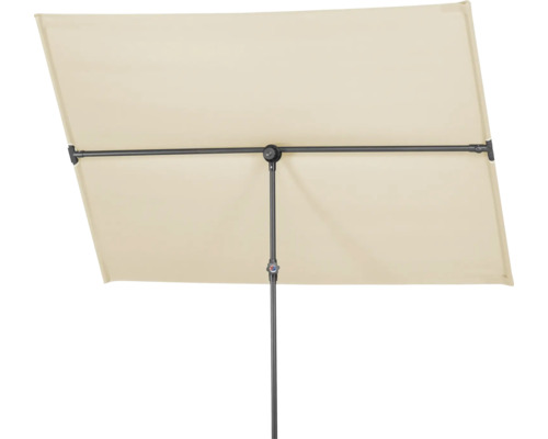 Rechteckiger Sonnenschirm mit Metallgestell