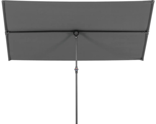 Sonnenschirm Balkonschirm Schneider Schirme Polyester (PES) anthrazit Rechteckiger Sonnenschirm mit Mittelstange