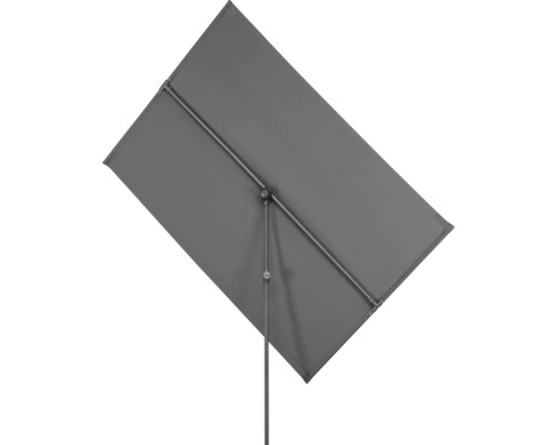 Rechteckiger Sonnenschirm von unten
