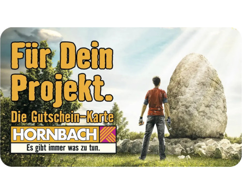 Hornbach Gutschein-Karte für Ihr Projekt