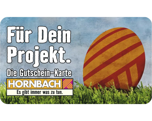 Hornbach Gutschein-Karte für Ihr Projekt
