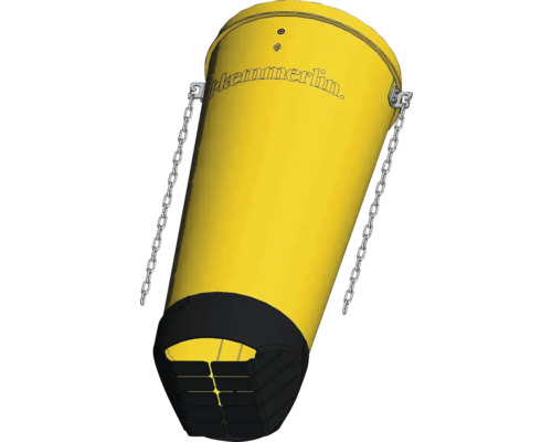 Gelber Treibsack mit Kette