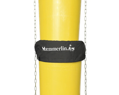 Hämmerlin Logo auf Schutzmanschette für Mörtelkübel