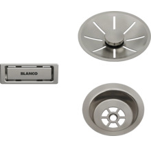 Blanco Logo, Siebkorb, Excenterbedienung