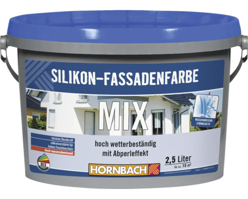 Eimer Silikon Fassadenfarbe mit 2,5 Liter Inhalt von Hornbach