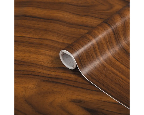 d-c-fix® Klebefolie Holzdekor Gold Nussbaum 67,5x200 cm Rolle Holzdekorfolie zur Dekoration von Oberflächen