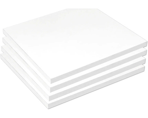 Einlegebodenpaket Optifit für Hochschränke 60 cm weiß Stapel Platten aus Hartschaum
