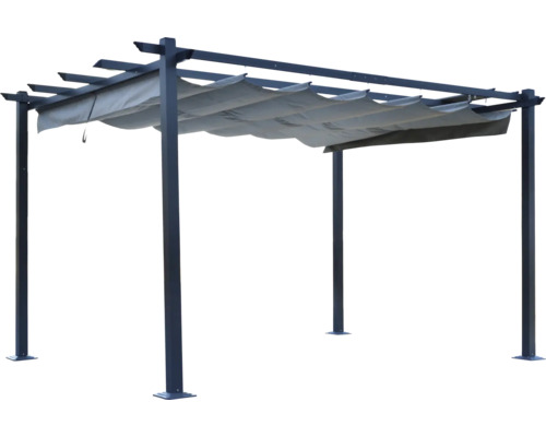 Freistehende Pergola mit Stoffdach für den Garten