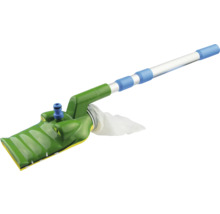 Poolsauger in Krokodilform mit Teleskopstiel und Auffangsack