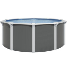 Aufstellpool mit Stahlwand und Wasser