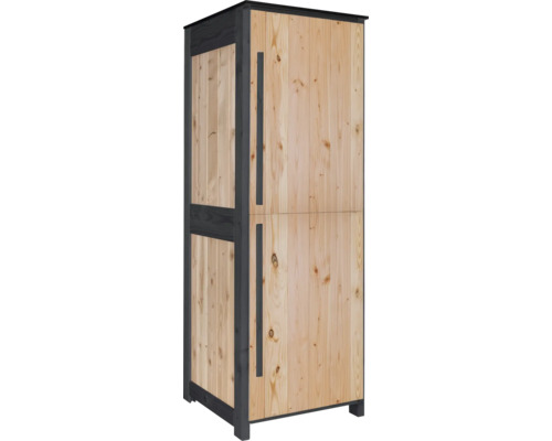 Gartenschrank Konsta Typ 603 60 x 58 x 172 cm Holz holz