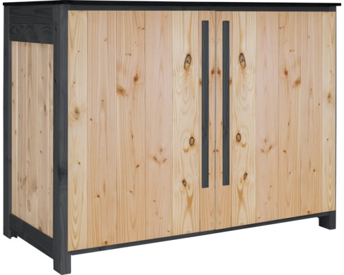 Gartenschrank Konsta Typ 603 120 x 58 x 92 cm Holz