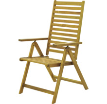 Gartenstuhl aus Holz mit Armlehnen