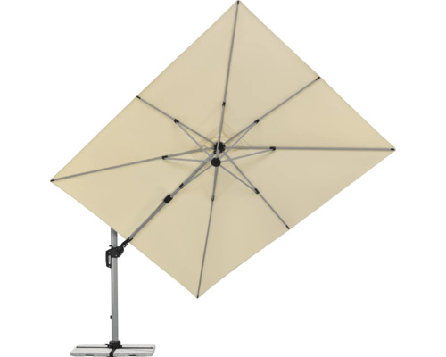 Rechteckiger Sonnenschirm mit Ständer