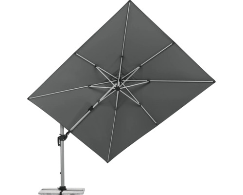 Rechteckiger Sonnenschirm mit Standfuß
