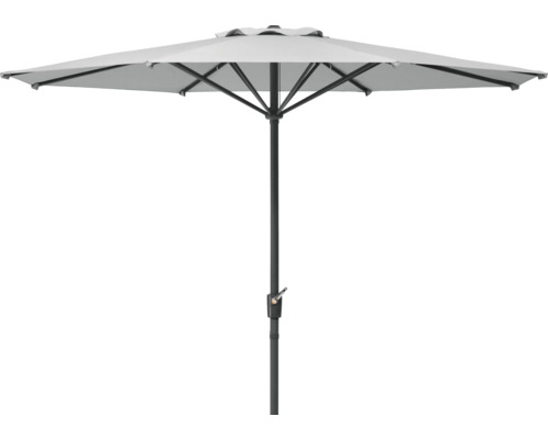 Sonnenschirm Mittelstockschirm Schneider Schirme Ø 320 cm Polyester (PES) hellgrau Gartenschirm für den Außenbereich
