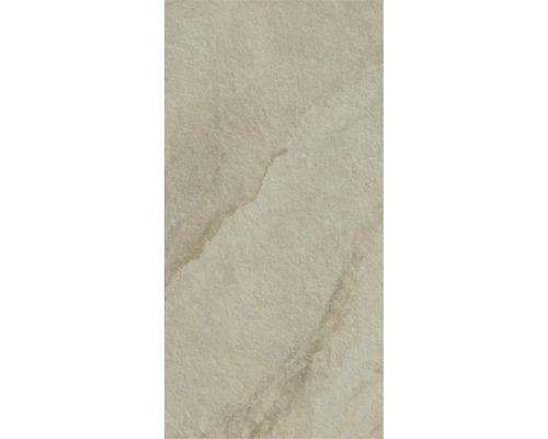 Beige Keramikfliese mit Marmoroptik